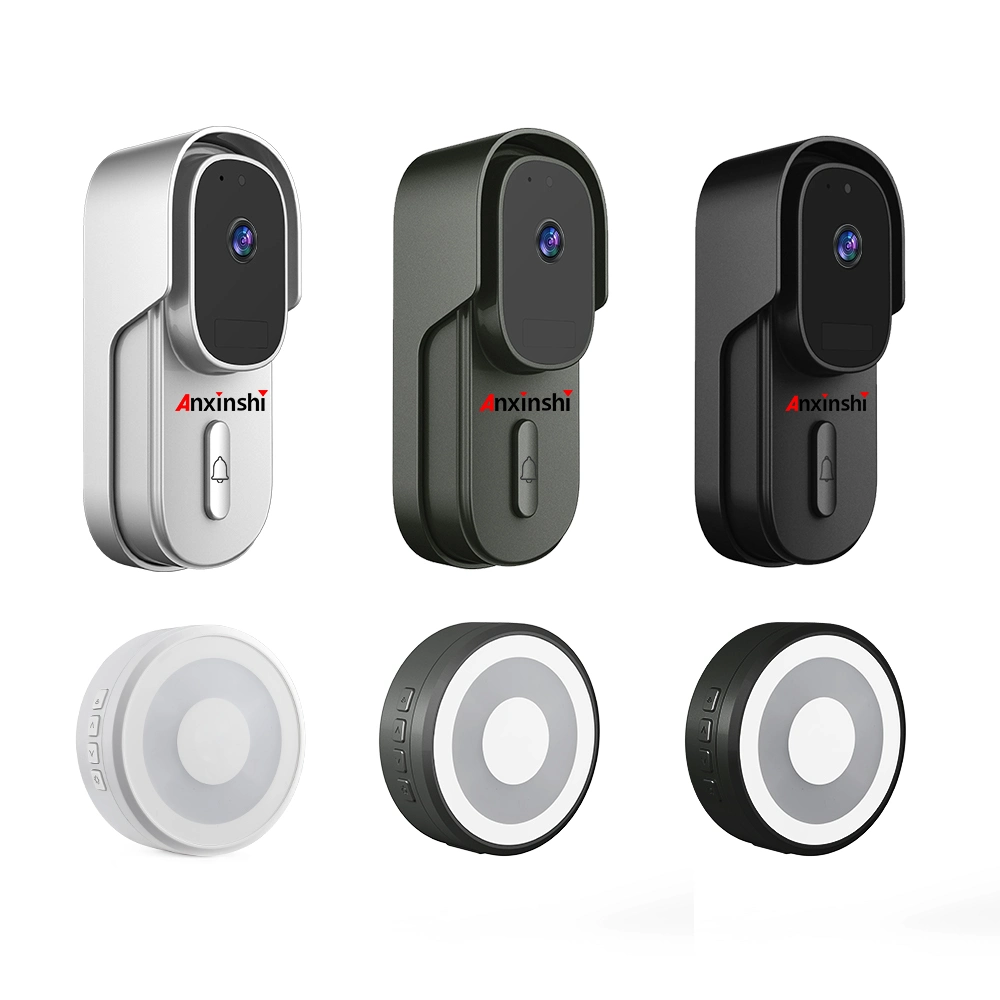 Tuya Video Doorbell Smart Waterproof WiFi Wireless Door Bell DC AC Battery Powered 1080P 2MP Camera Works with Alexa Google